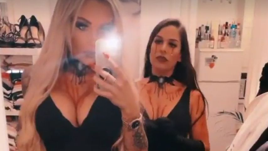 Jade Übach und Meike Emonts, Halloween 2021