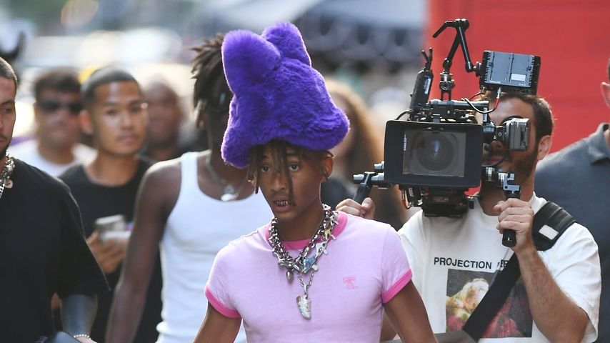Jaden Smith bei einem Videodreh New York City, August 2024