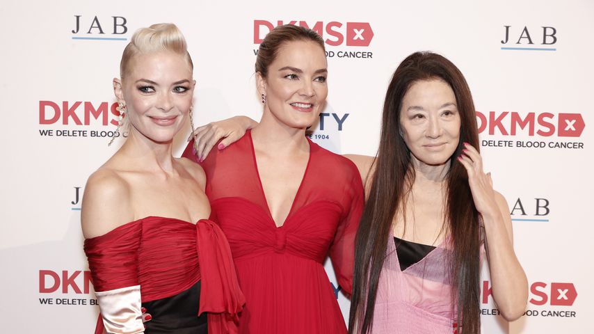 Jaime King, Katharina Harf und Vera Wang im Oktober 2021