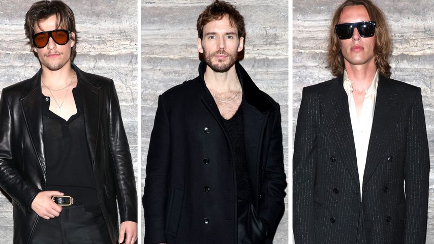 Trauerfeier? Stars strahlen ganz in Schwarz bei Fashion Show