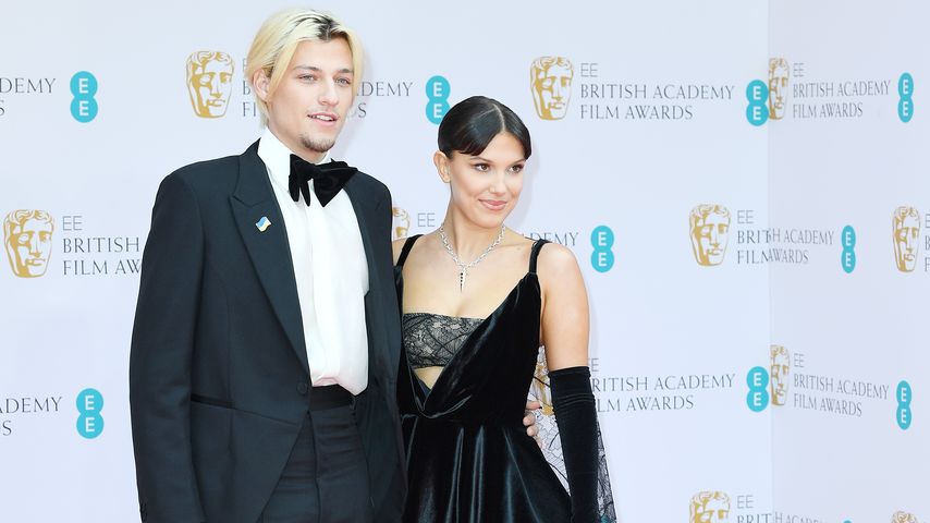 Süß! Millie Bobby Brown mit Jake Bongiovi bei den BAFTAs