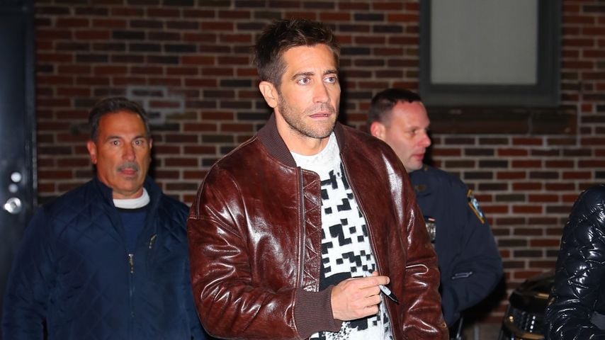 Lässiger Lederlook: So stylish zeigte sich Jake Gyllenhaal