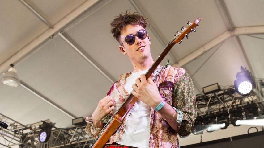 Jake Luppen von Hippo Campus beim Bonnaroo Music and Arts Festival, Juni 2017