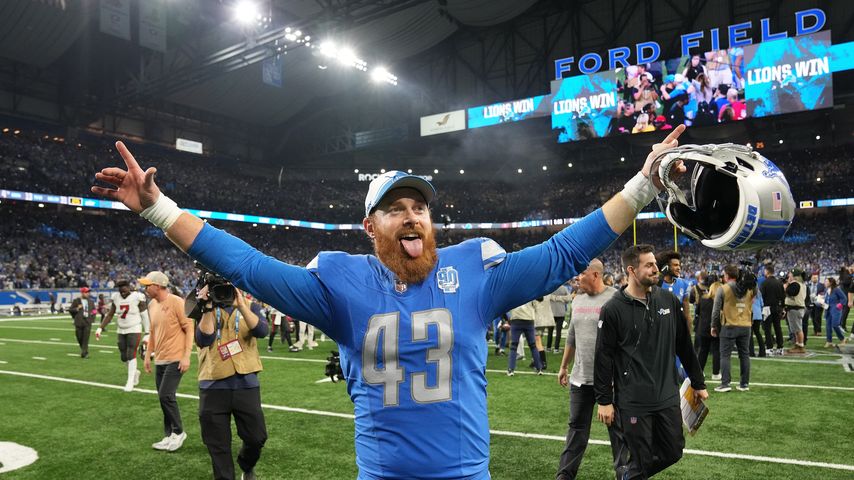 Jake McQuaide, Detroit Lions-Spieler