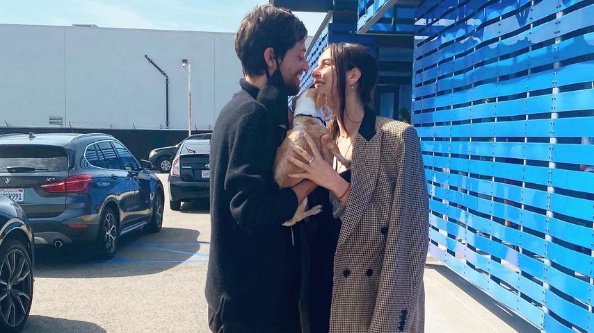 Jake Miller und Scout Willis, November 2021