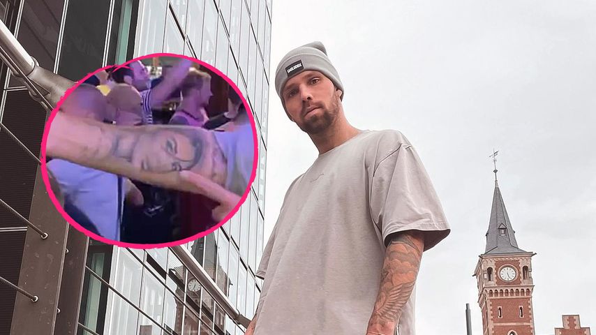 Versöhnung? Jakub Merlan-Jarecki zeigt auf Malle Kate-Tattoo
