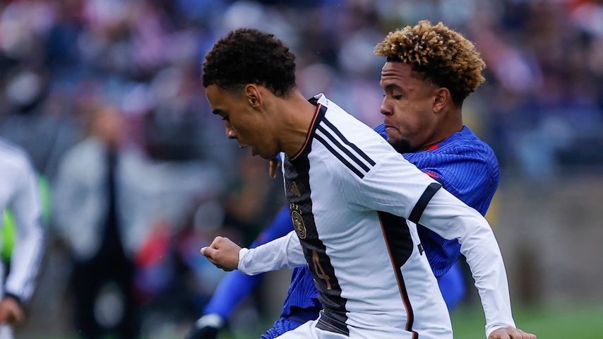 Jamal Musiala beim Freundschaftsspiel gegen die USA