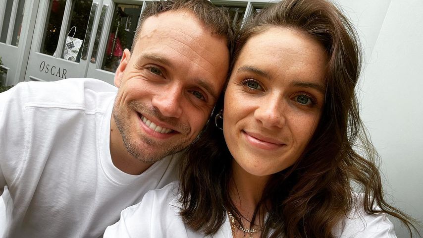 James Baxter und Chelsea Halfpenny im Juli 2021