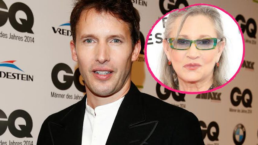"Wie eine Mutter": James Blunt trauert um Carrie Fisher (†)