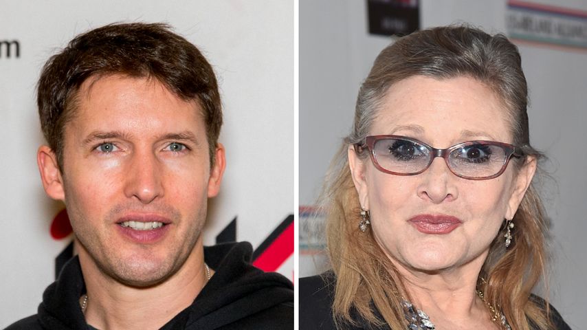 James Blunt meint: Carrie Fisher hatte "Druck, dünn zu sein"