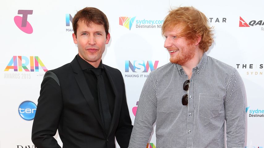 James Blunt und Ed Sheeran, britische Musiker