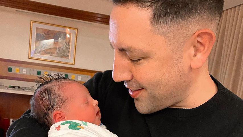 James Conran mit seiner Tochter