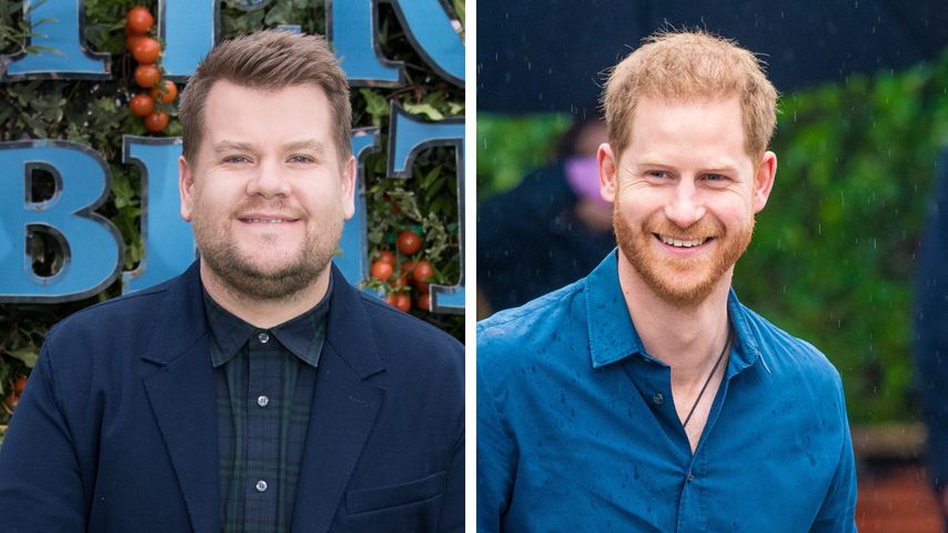 In Hollywood: Prinz Harry bei Dreh mit James Corden erwischt