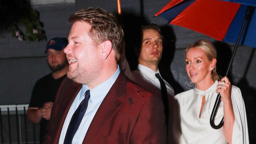 Nach Show-Aus: James Corden besucht Event mit seiner Frau