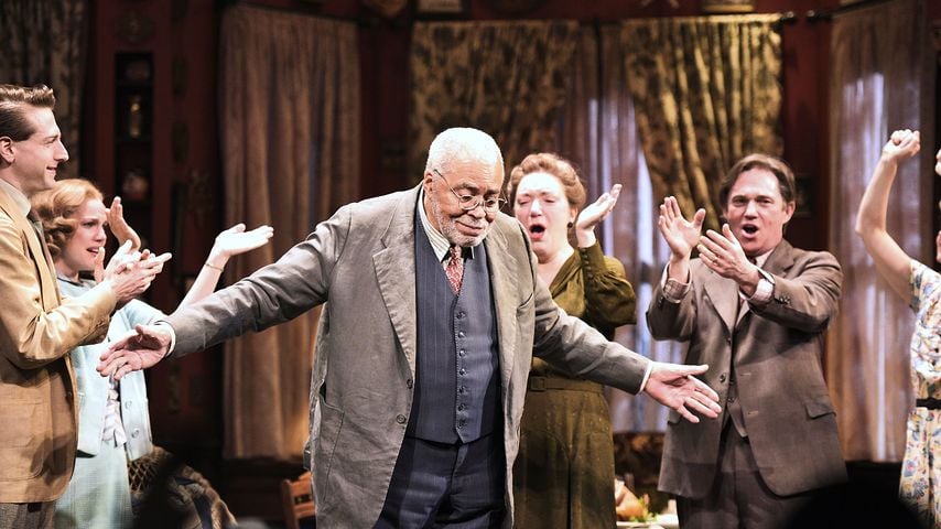 James Earl Jones bei seiner letzten Theateraufführung von "You Can't Take It With You"