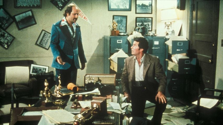 Szene aus "Detektiv Rockford – Anruf genügt" mit James Garner und Rob Reiner