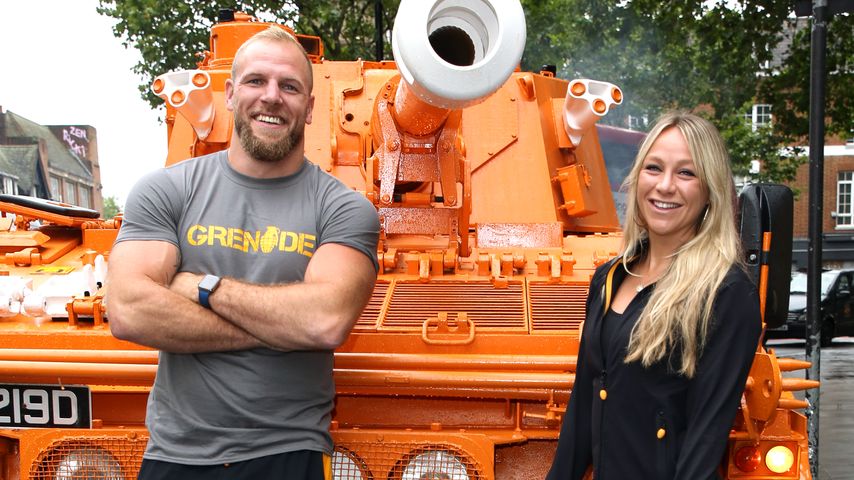 James Haskell und Chloe Madeley im August 2019