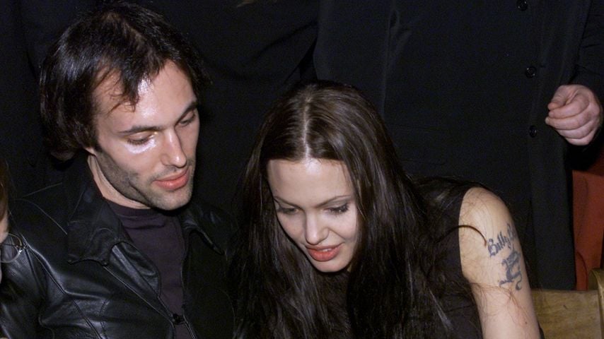 James Haven und Angelina Jolie bei der "Lara Croft: Tomb Raider" Premiere im Jahr 2001