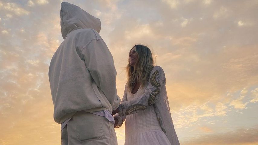 James Kirkham und Jessica Hart in Malibu im Oktober 2020