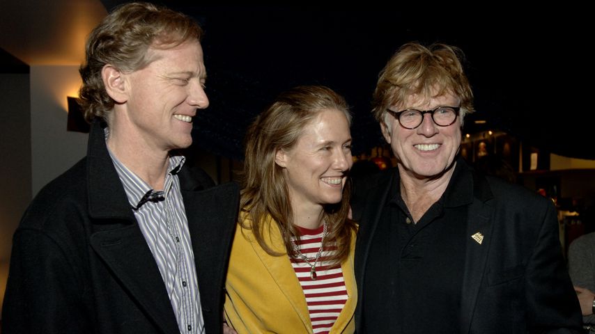 James, Kyle und Robert Redford, März 2009