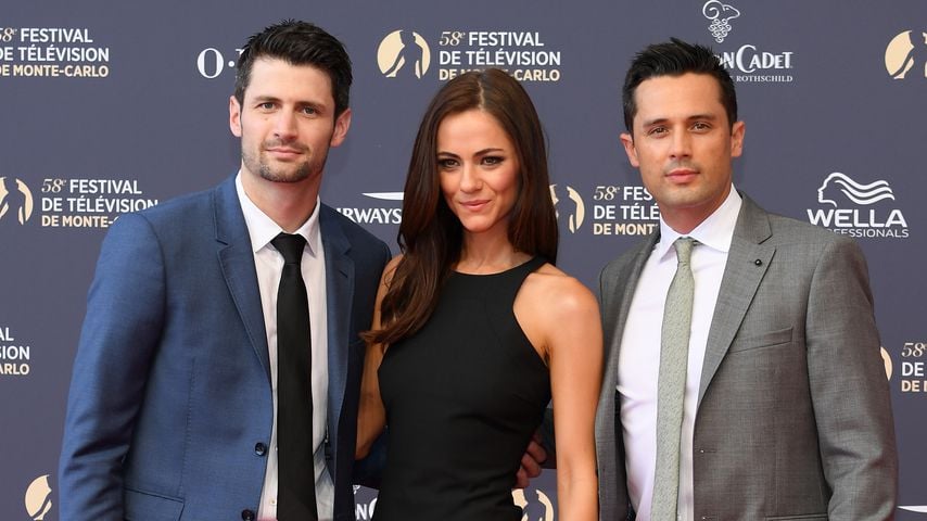 James Lafferty, Alexandra Park und Stephen Colletti beim Monte Carlo TV Festival, 2018