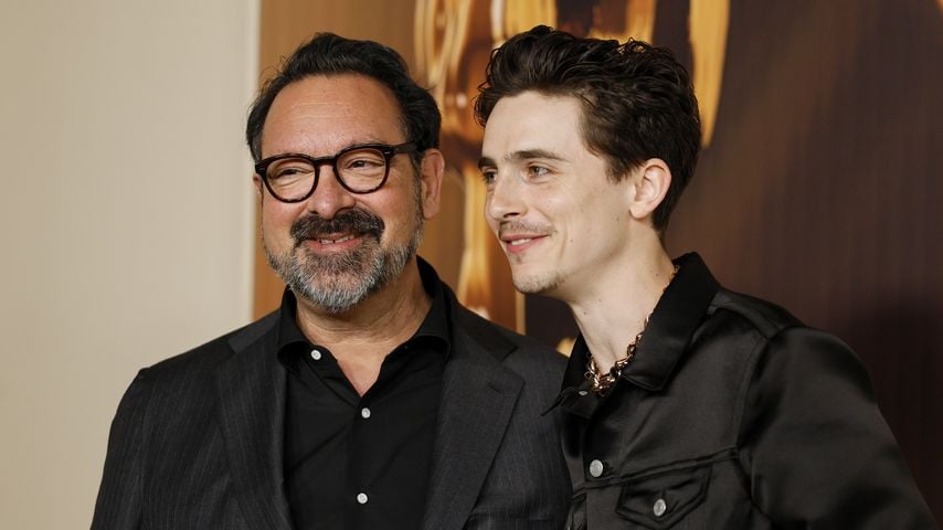 James Mangold und Timothée Chalamet, Februar 2025