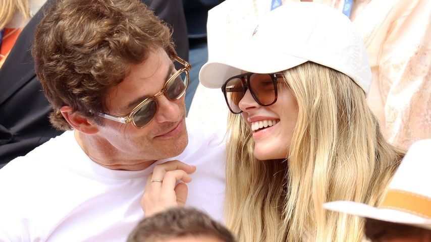 James Marsden und Frederique Brons bei den French Tennis Open im Juni 2025