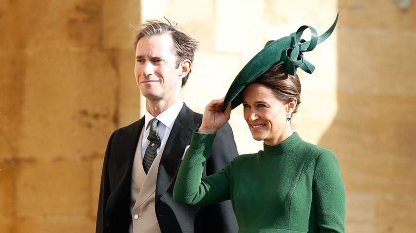 James Matthews und Pippa Middleton auf der Hochzeit von Prinzessin Eugenie und Jack Brooksbank