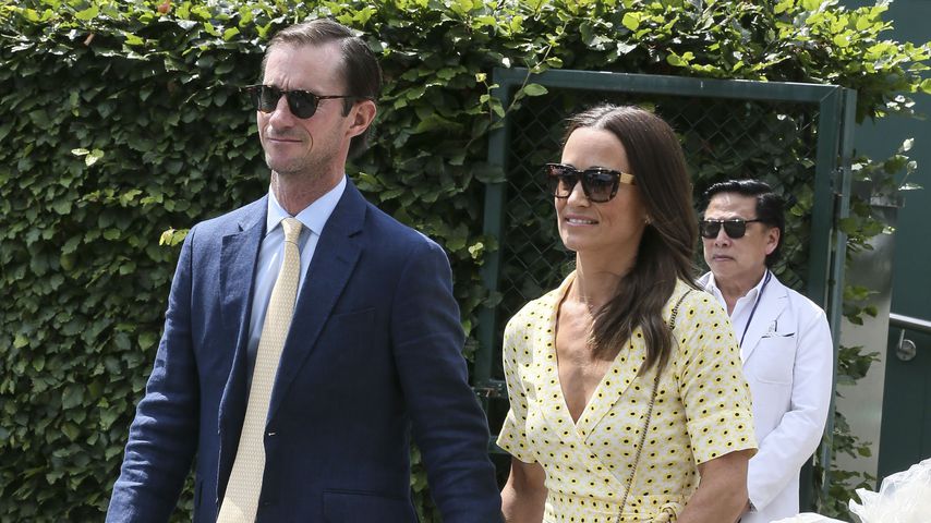 James Matthews und Pippa Middleton im Juli 2019 in Wimbledon