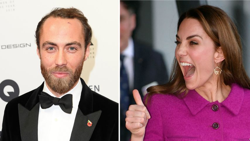 Selten: James Middleton unterstützt seine Schwester Kate!