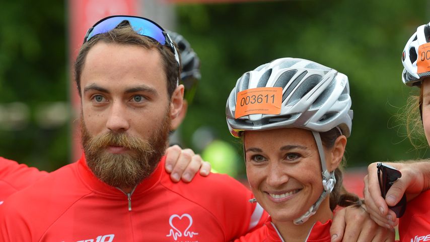 James Middleton mit Schwester Pippa, Juni 2015 in London