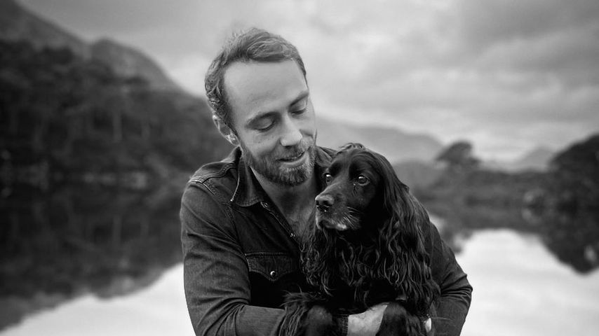 James Middleton und seine Hündin Ella