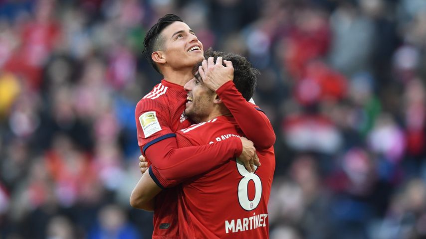 James Rodriguez und Javi Martinez