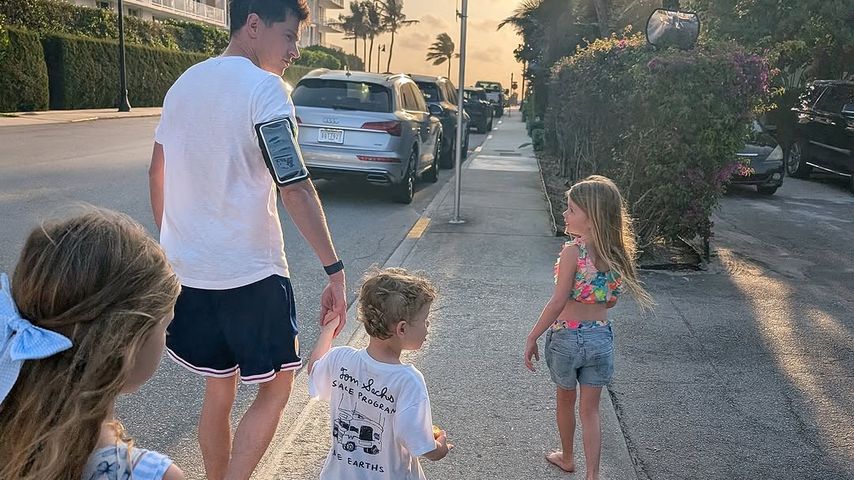 James Rothschild mit seinen Kindern