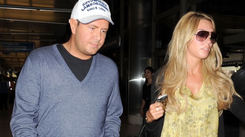 James Stunt mit seiner Ex-Frau Petra Ecclestone