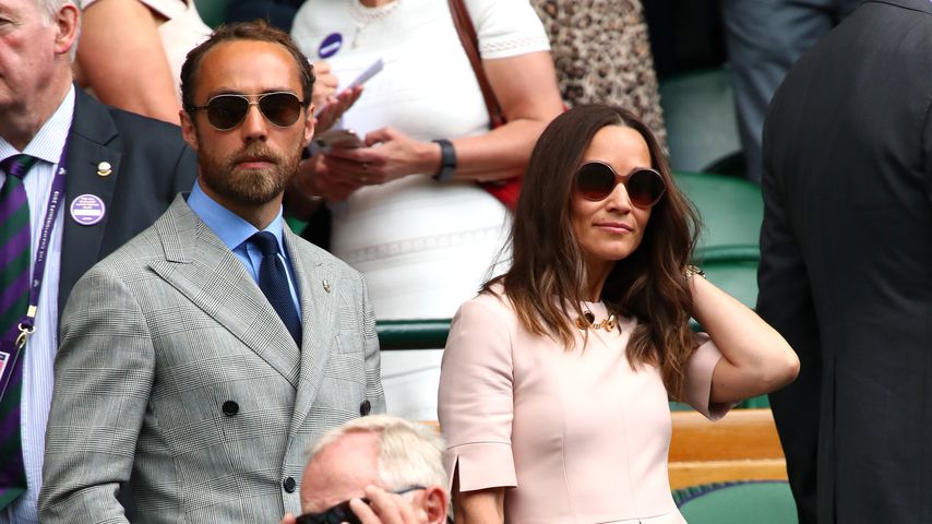 James und Pippa Middleton bei einem Tennisspiel in Wimbledon