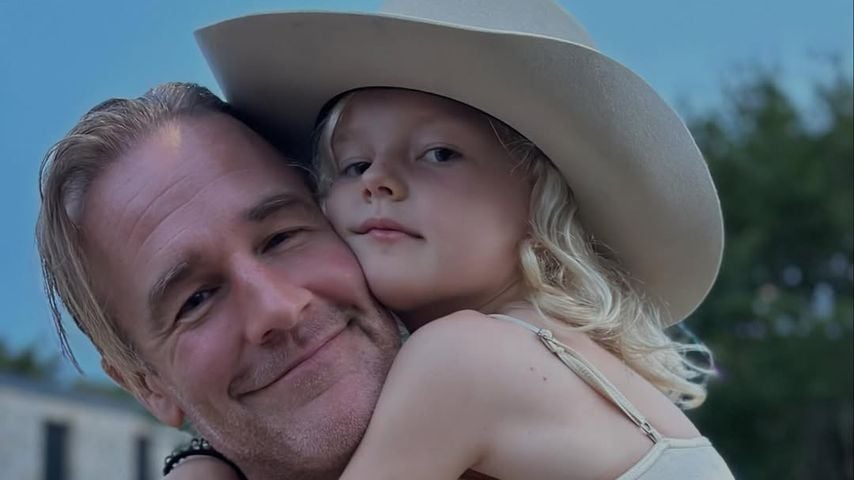 James Van der Beek mit einer seiner Töchter