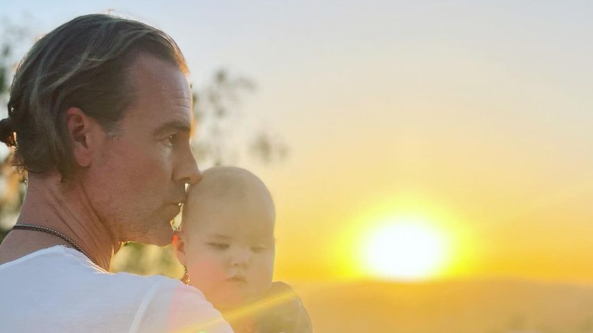 James Van Der Beek mit Söhnchen Jeremiah, April 2022