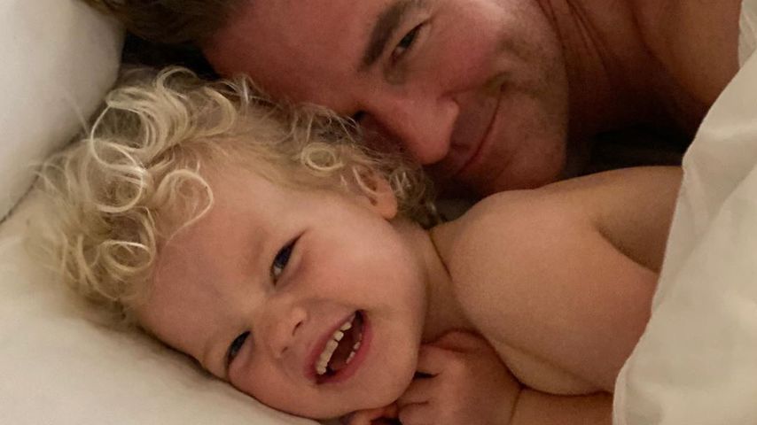 James Van Der Beek mit seinem Sprössling
