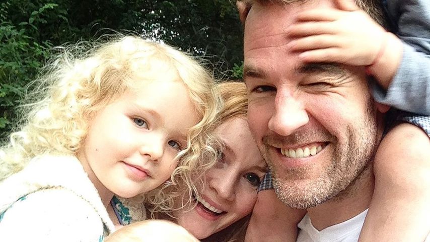 James Van Der Beek mit seiner Frau Kimberly und den Kindern