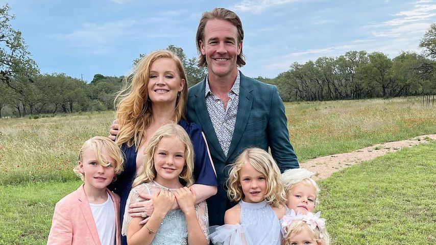 James Van Der Beeks mit seiner Familie im Mai 2021