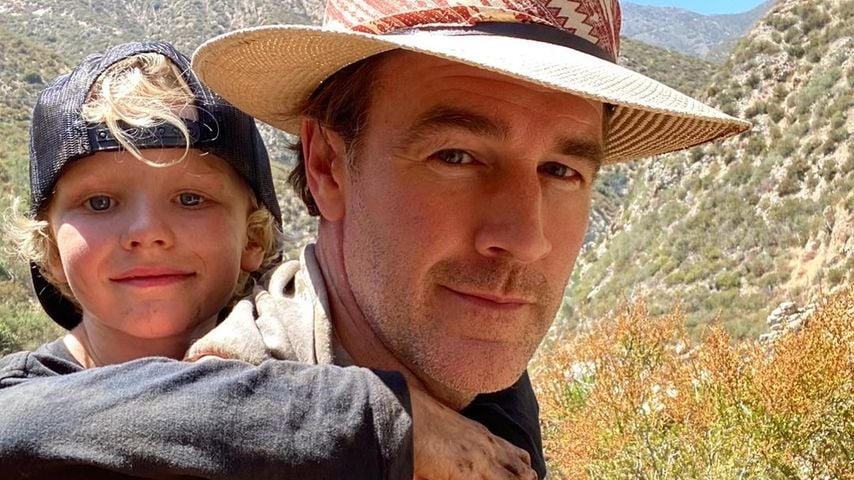 James Van der Beek und sein Sohn im November 2022