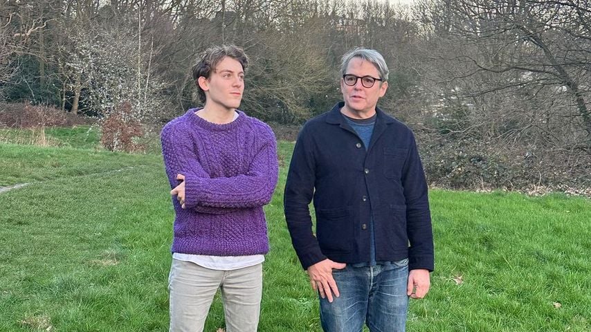 James Wilkie und sein Vater Matthew Broderick