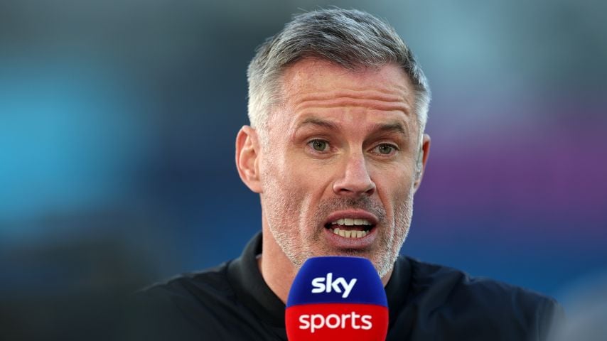 Ex-Fußballer Jamie Carragher im Mai 2025 in Manchester