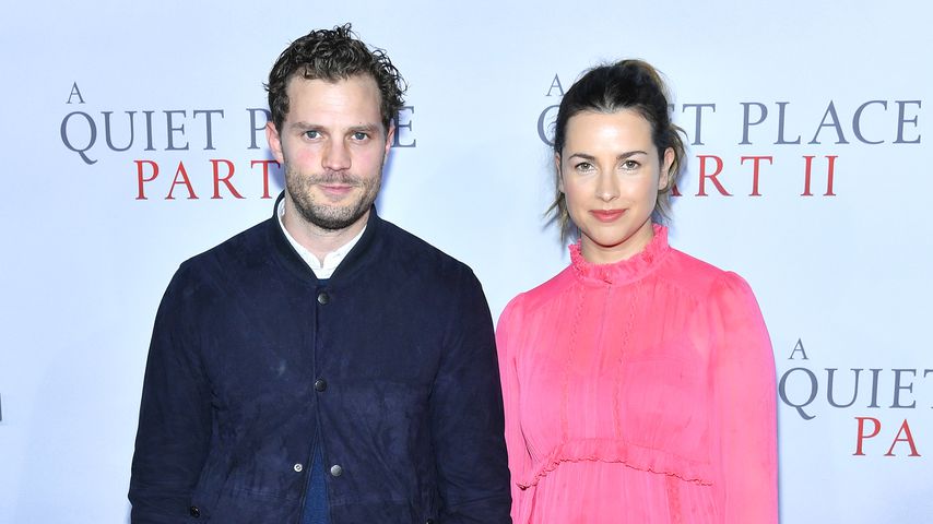 Jamie Dornan mit seiner Frau Amelia Warner, 2020