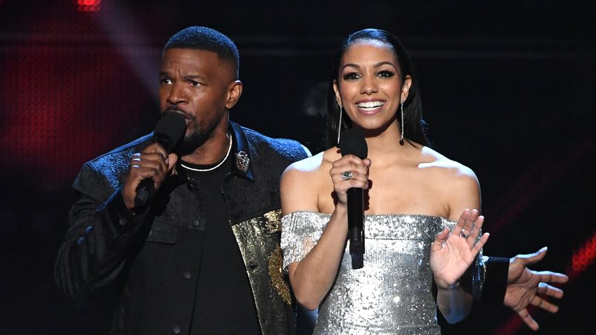 Jamie Foxx mit seiner Tochter Corinne bei den iHeartRadio Music Awards 2019