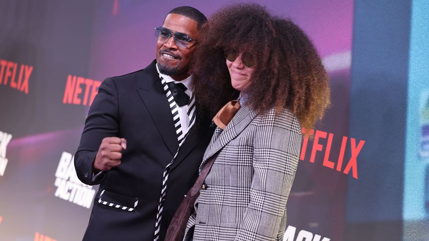 Jame Foxx und seine Tochter Anelise bei der "Back in Action"-Premiere in Berlin, Januar 2025