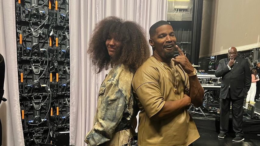 Jamie Foxx (r.) und seine Tochter Anelise