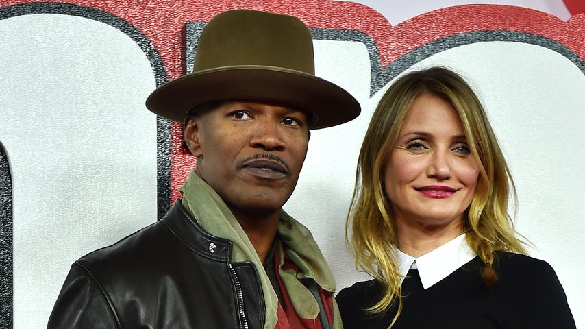 Jamie Foxx und Cameron Diaz, Dezember 2014