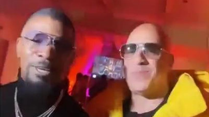 Jamie Foxx und Vin Diesel auf French Montanas Geburtstagsparty 2022